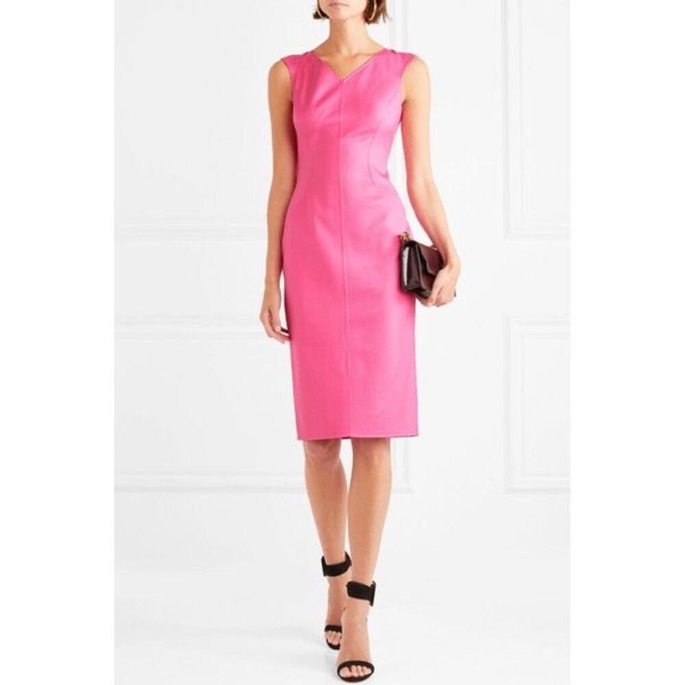 Michael Kors Collection Stretch-silk crepe midi dress